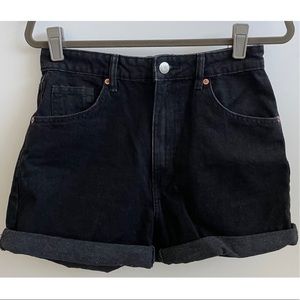 Zara High Rise Jean Shorts
